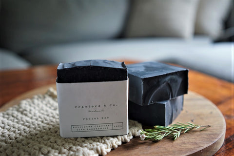 Soap Bar -  Activated Charcoal with Peppermint Facial Bar